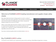 Tablet Screenshot of flangeguards.com